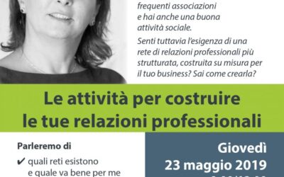 Vado a eventi, vedo gente