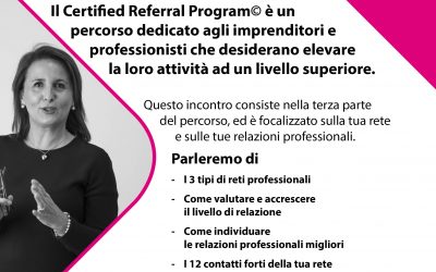 La Tua rete e le Tue relazioni professionali