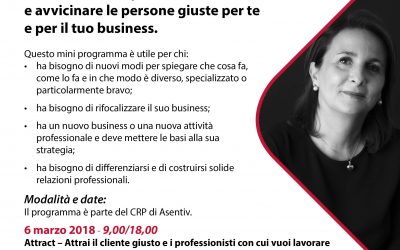 Io e la mia attività, io e la mia strategia