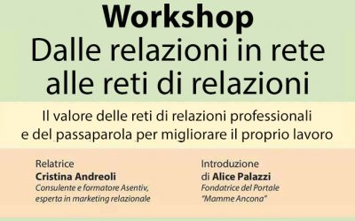 Dalle relazioni in rete alle reti di relazioni #businessnetworking