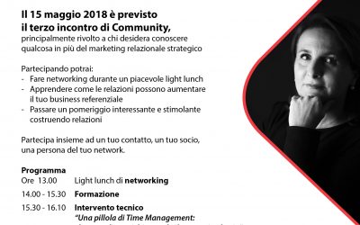Networking to ease – Terzo Incontro di Community